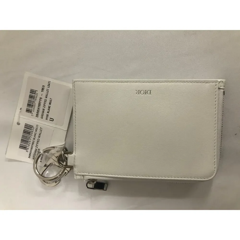 NWT Christian Dior x Daniel Arsham Eroded Keyring Zip Wallet *Limited Edition*